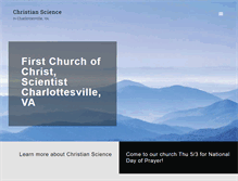 Tablet Screenshot of christiansciencecville.com